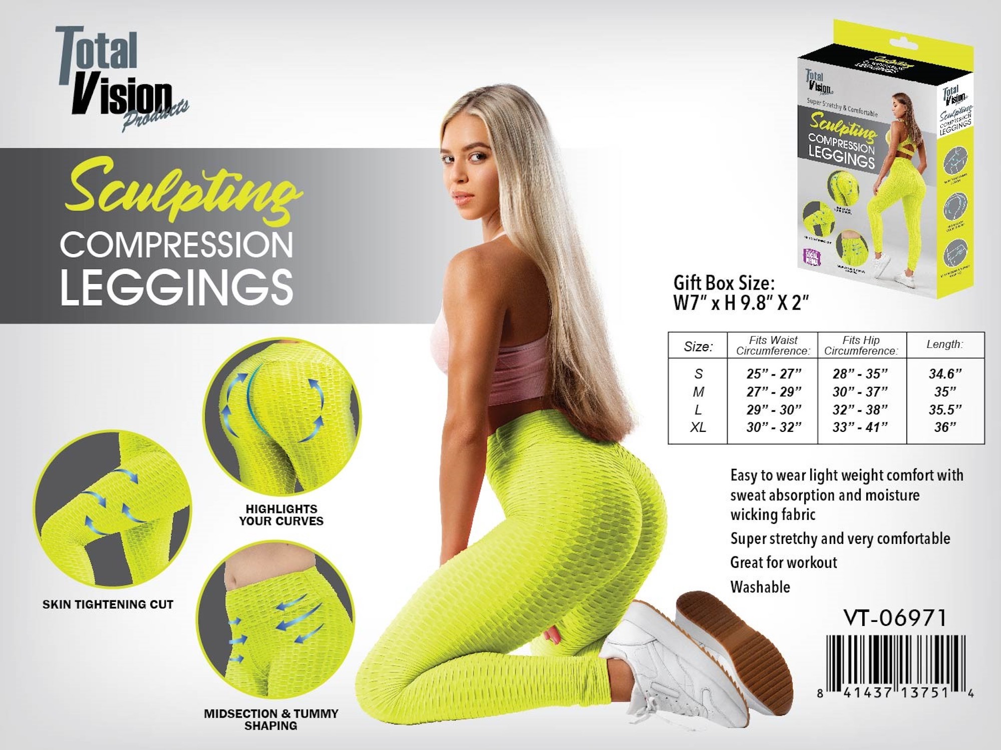 Leggins Mallas Para Mujer Tatys Fashion Fit Gym Levanta Gluteos