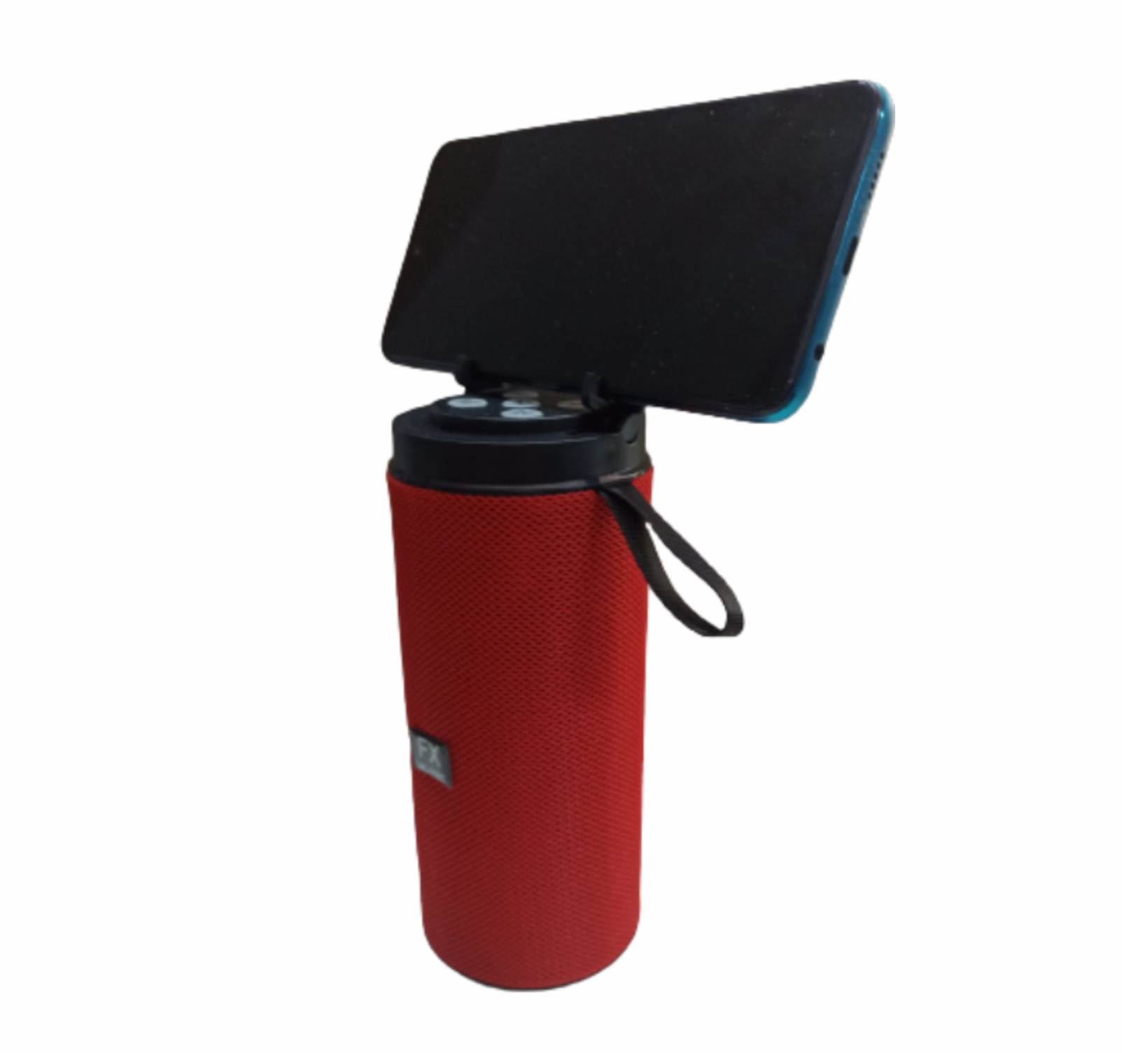 Bocina bluetooth con soporte para celular luz led RGB radio FM USB Micro SD bateria recargable mejor calidad de audio fx1101