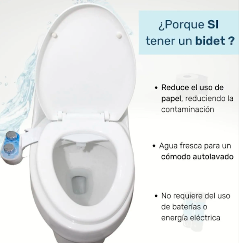 Bidet Fácil Instalación 