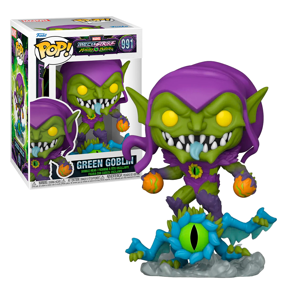 Funko Pop Duende Verde #991 Marvel Mech Strike Monster Hunters Comic Original