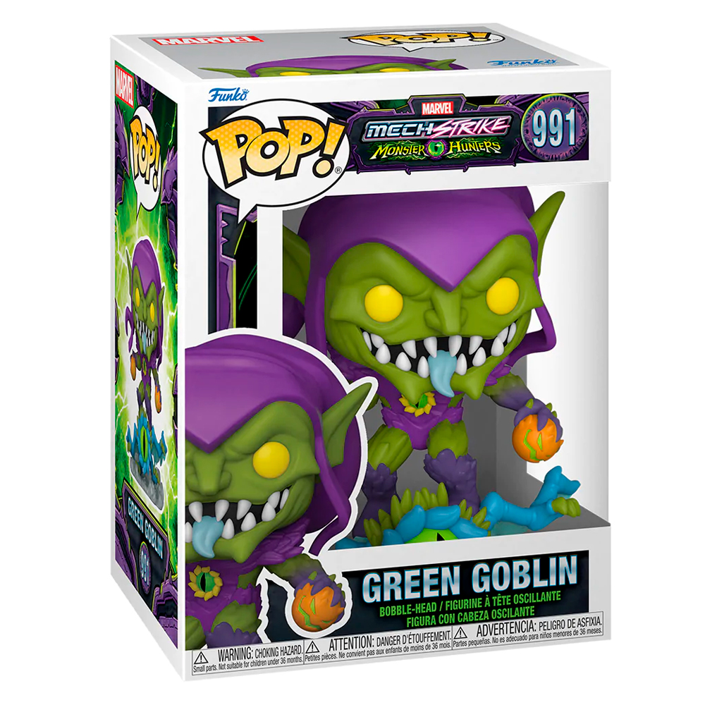 Funko Pop Duende Verde #991 Marvel Mech Strike Monster Hunters Comic Original