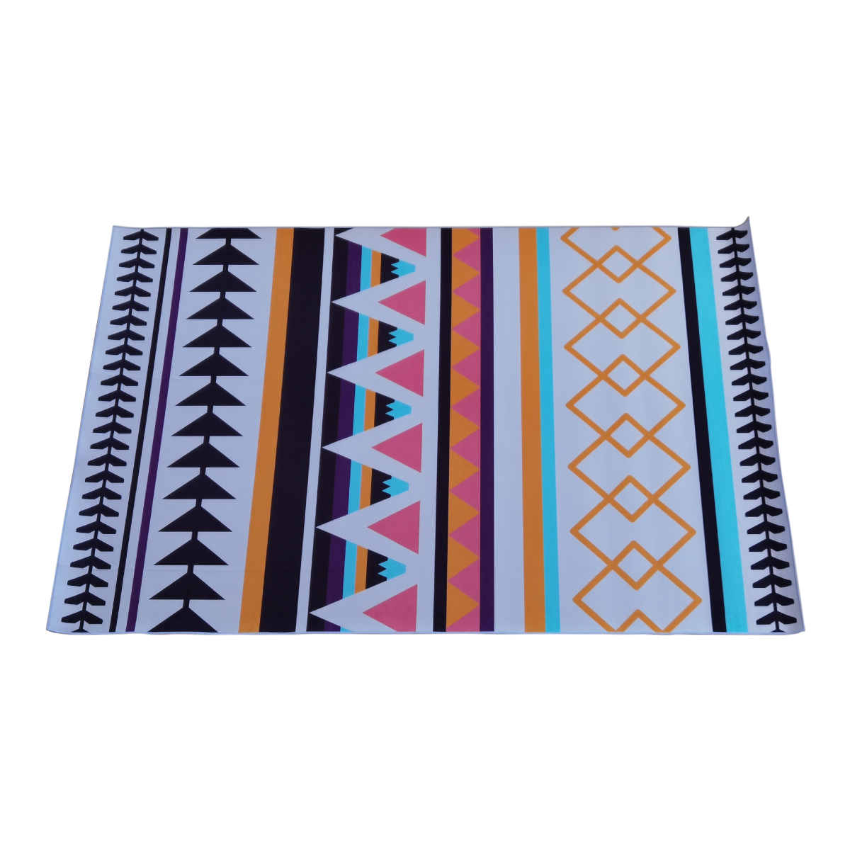 Tapete Sala Oficina Estilo Nórdico 2x3m Suavidad Elegancia Grecas Multicolor 