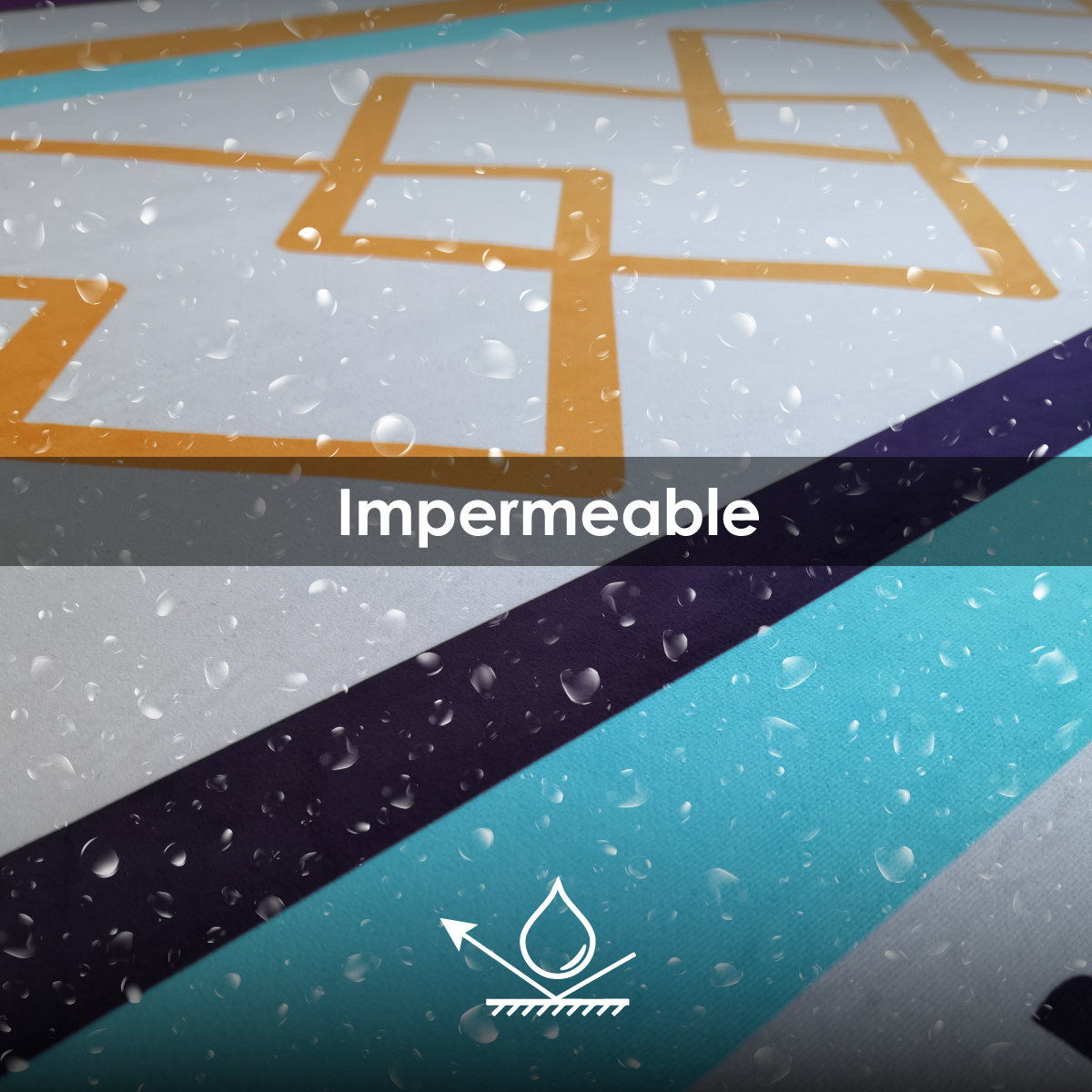 Tapete Sala Oficina Estilo Nórdico 2x3m Suavidad Elegancia Grecas Multicolor 