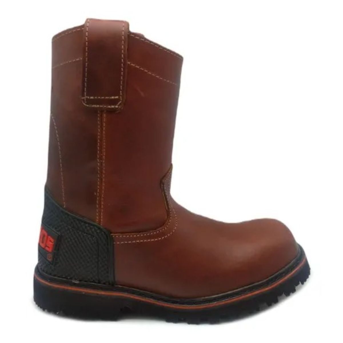 Bota Industrial de Piel, Altas, Cosidas, Casco de Acero y Resistentes Cornelios 2021