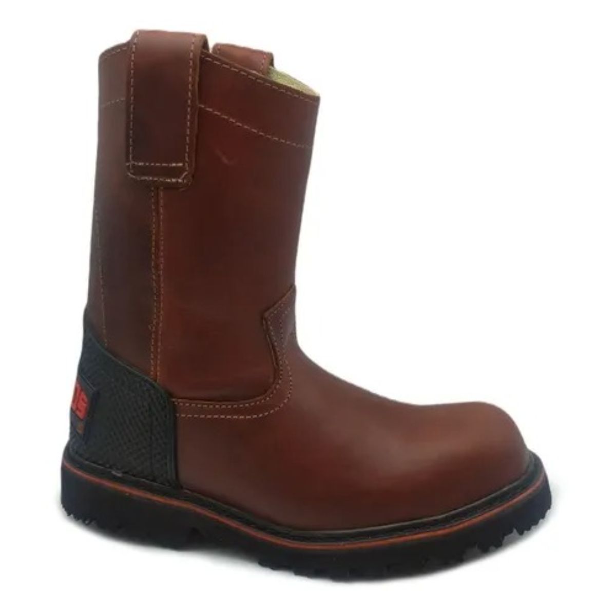 Bota Industrial de Piel, Altas, Cosidas, Casco de Acero y Resistentes Cornelios 2021