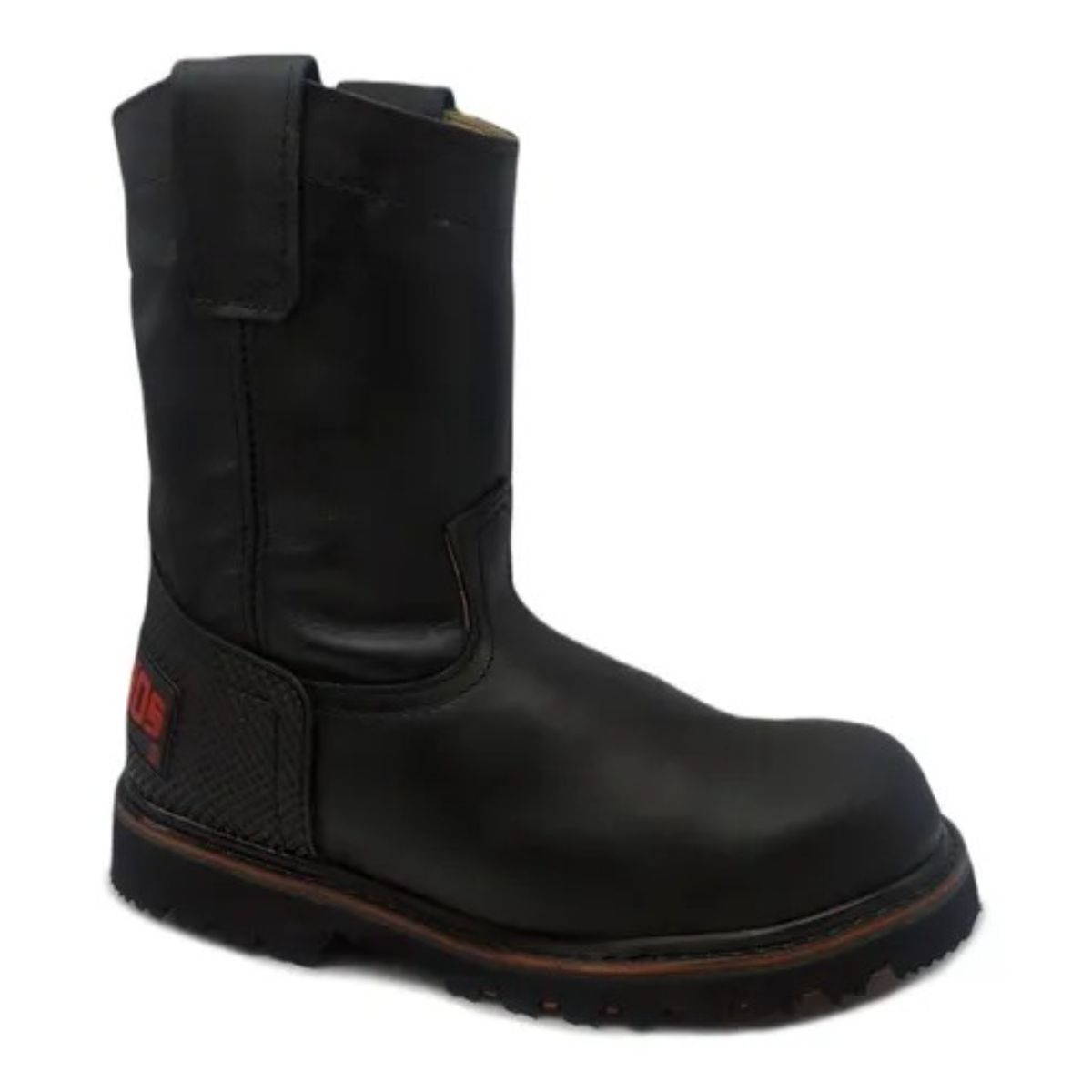 Bota Industrial de Piel, Altas, Cosidas, Casco de Acero y Resistentes Cornelios 2021