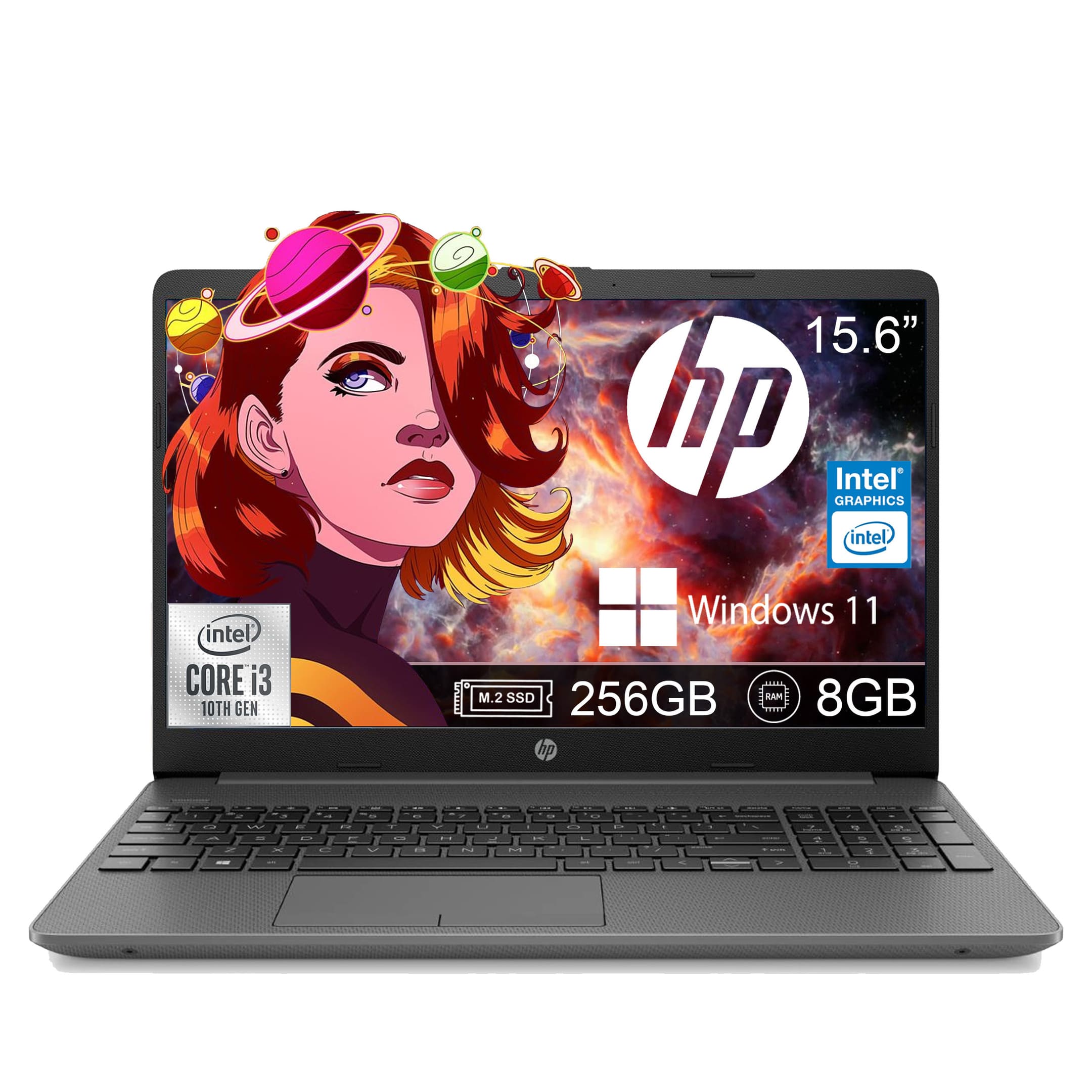 Laptop Hp 15 Dw1056la Procesador Core I3 Ram 8gb Disco En Estado Solido 256gb Pantalla 156 7628