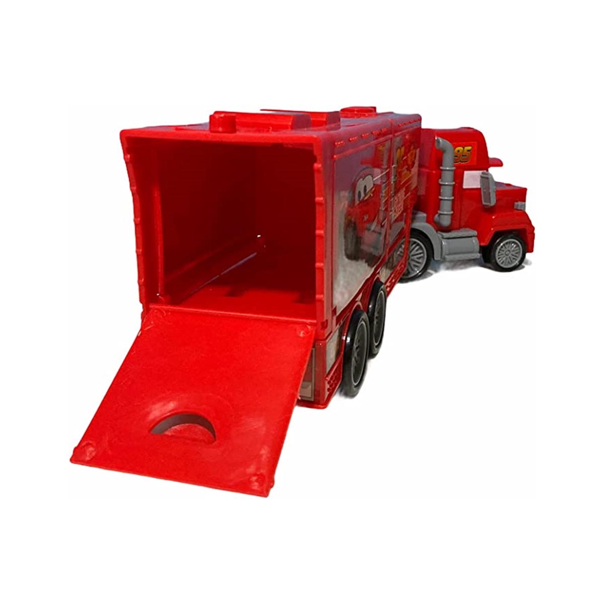 Cars Trailer Mack De Fricción 34 Centímetros Rayo Mcqueen 