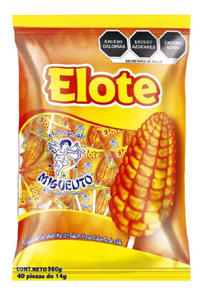 Miguelito paleta de Elote 40 piezas