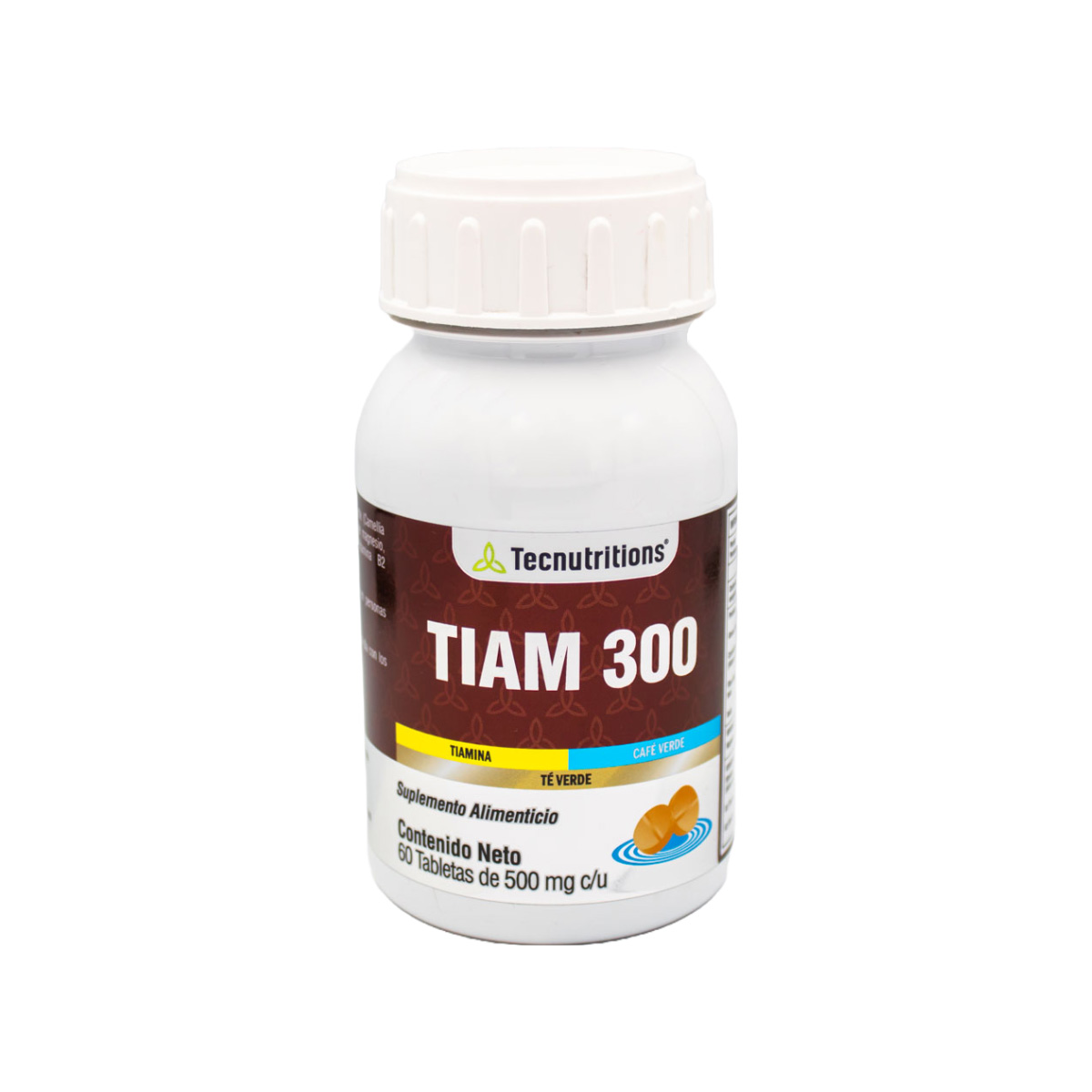 Suplemento alimenticio con vitaminas, minerales y antioxidantes, Tiam 300, 60 tabl