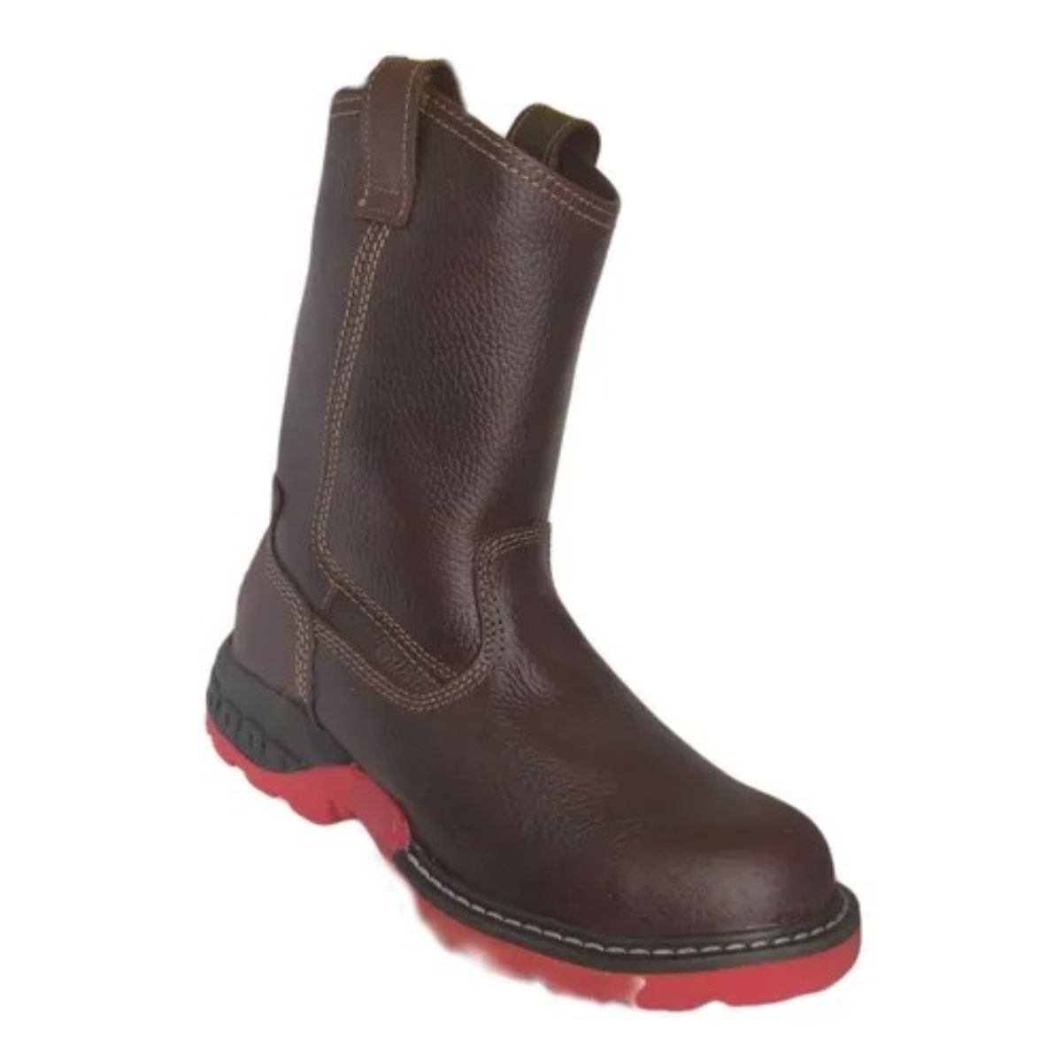 Bota Industrial de Piel con Casco de Acero ideal para Soldador o Herrero Fish