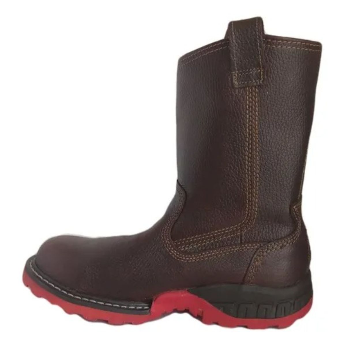 Bota Industrial de Piel con Casco de Acero ideal para Soldador o Herrero Fish