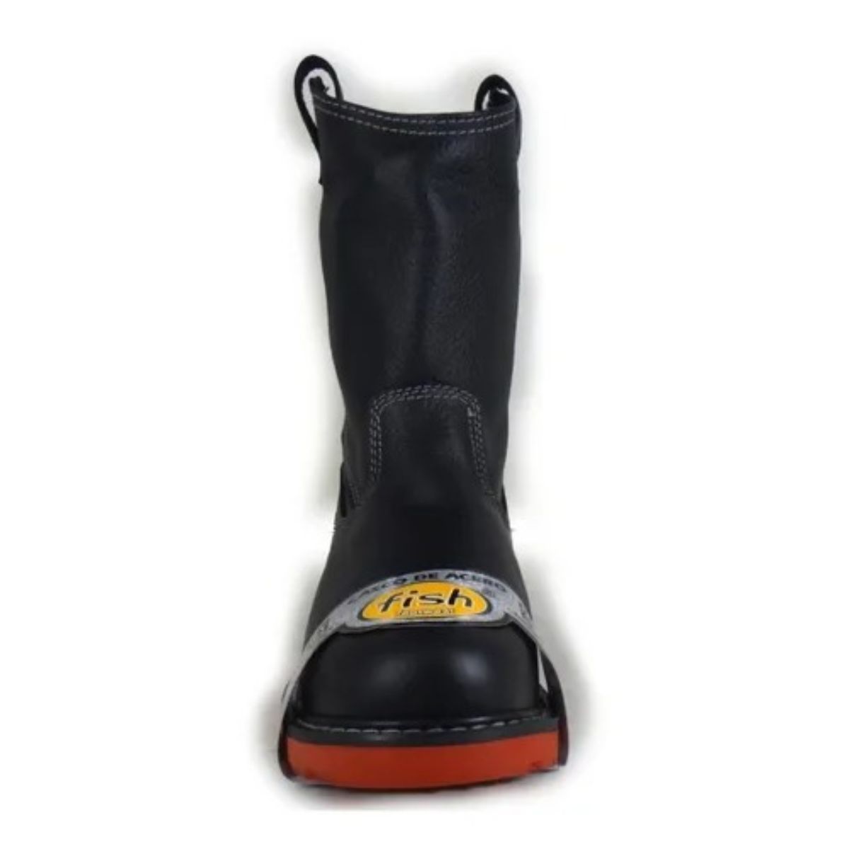 Bota Industrial de Piel con Casco de Acero ideal para Soldador o Herrero Fish