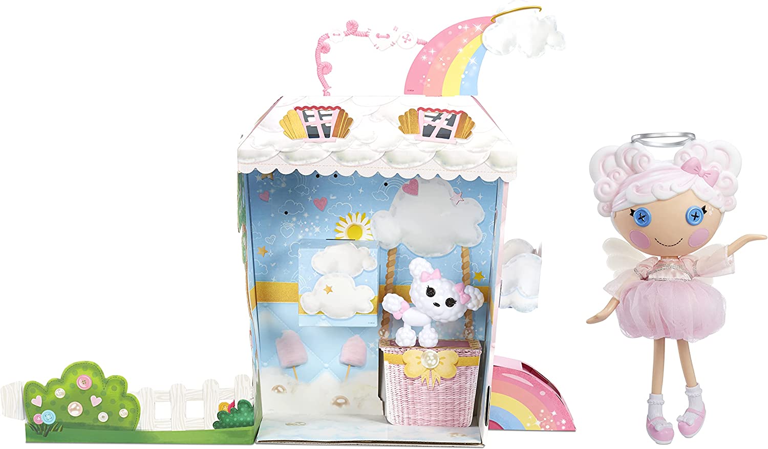 Lalaloopsy Muñeca Cloud E. Sky De 33 Cm Con Perrito