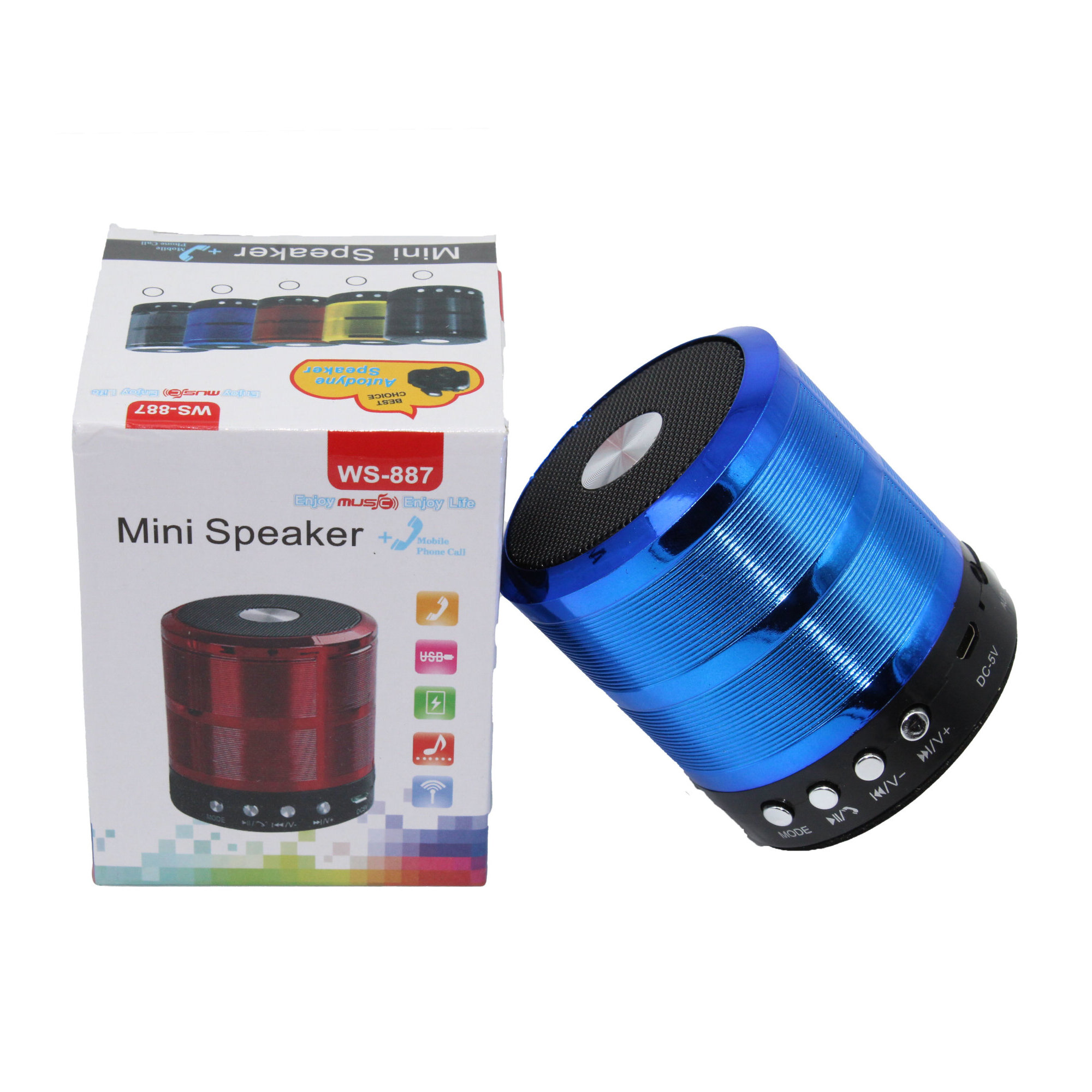 Mini Bocina Speaker Portátil Bluetooth + Mobile Phone Call