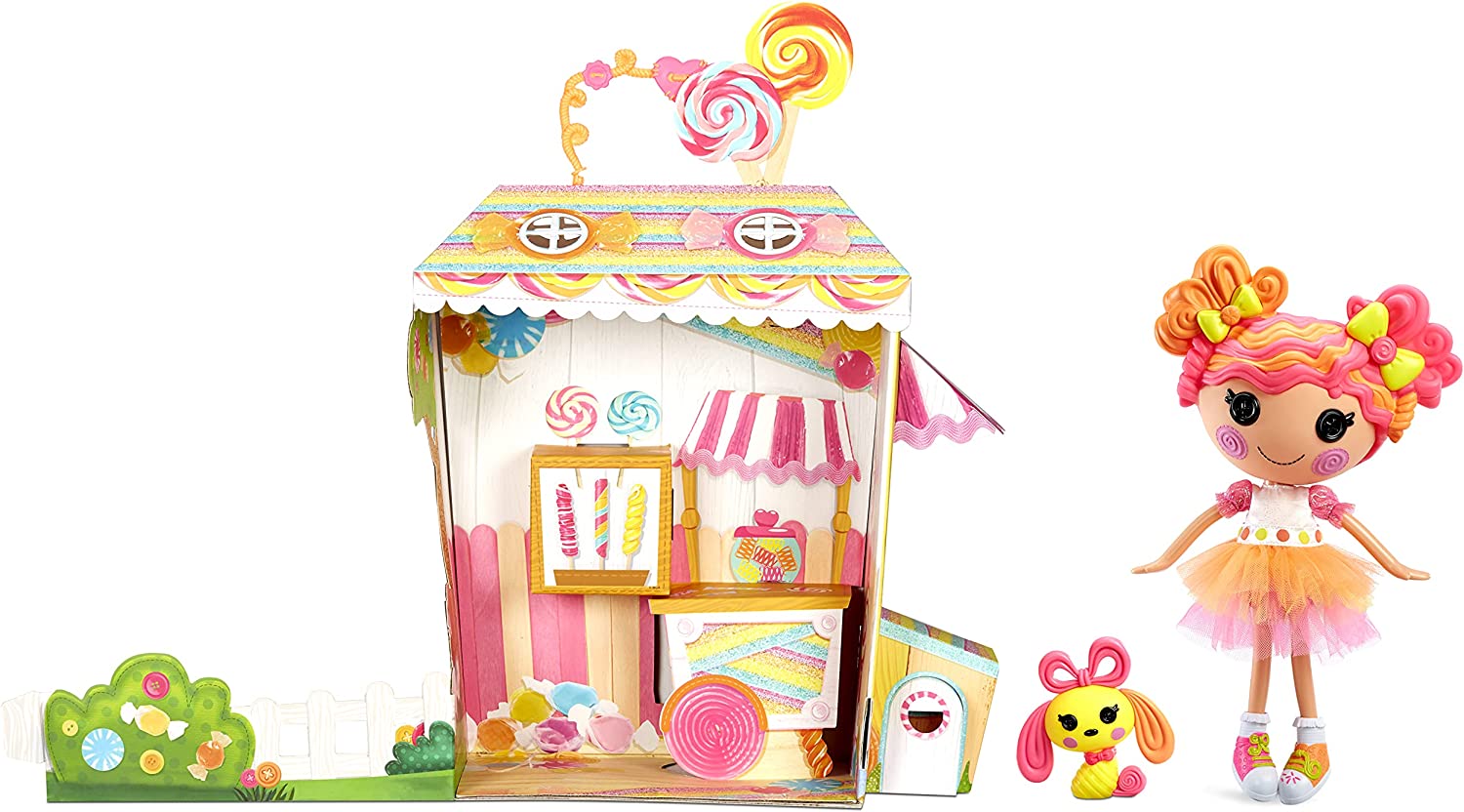 Lalaloopsy Muñeca Sweetie Candy Ribbon 33 Cm Con Perrito