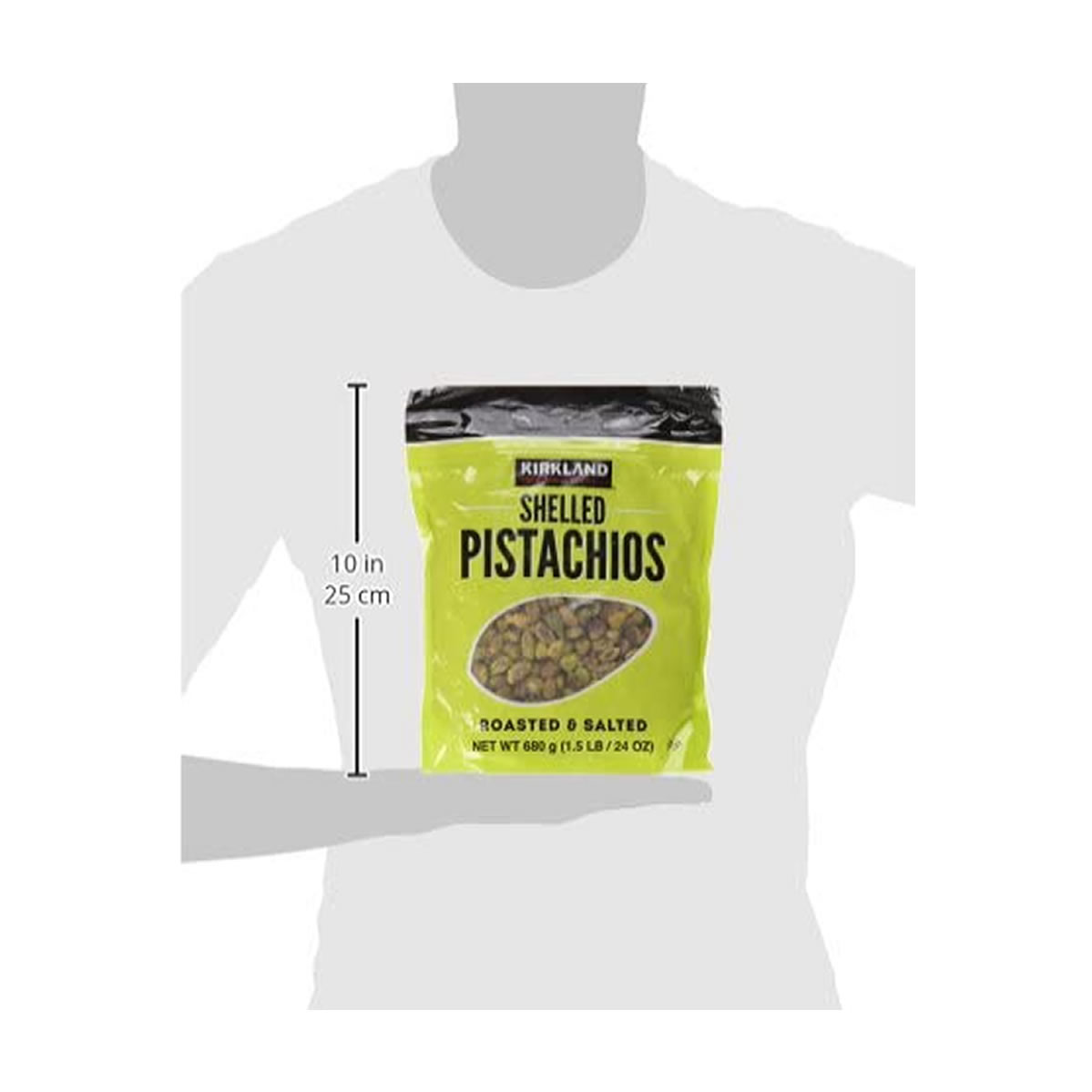 Pistaches sin Cáscara Tostados Salados Kirkland Signature 680g