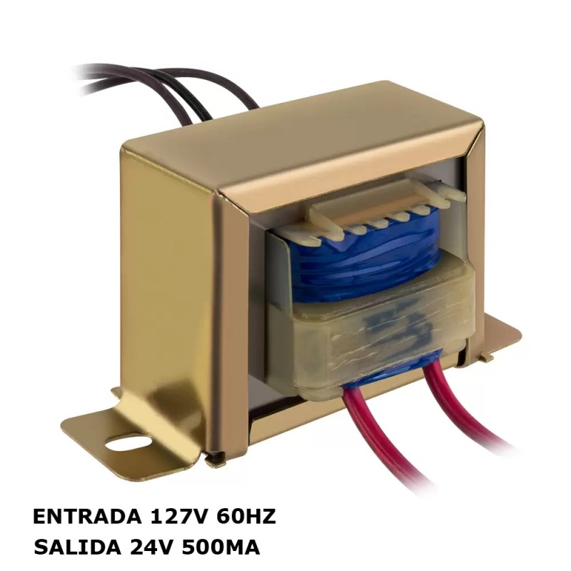 Transformador De 127Vca De Entrada A 24V Y 500 Miliamperes De Salida Con Derivación Central Steren