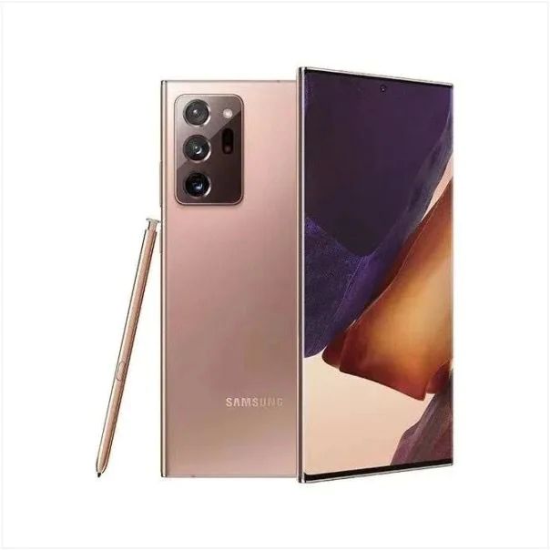 Samsung Galaxy Note 20 Ultra Dorado 128GGB Snapdragon Reacondicionado Grado A + Audifonos inalambricos .
