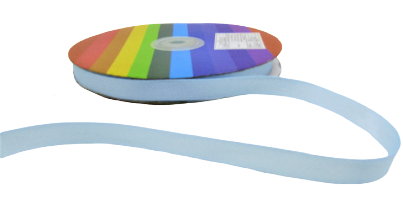 Listón satinado dos caras rollo 50 metros 1 cm de ancho