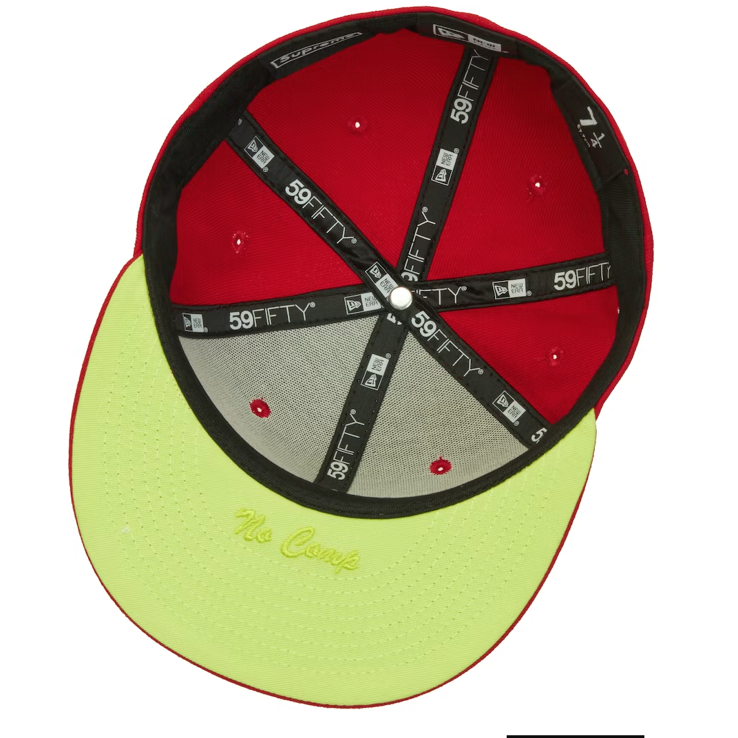 Supreme No Comp Box Logo New Era Red