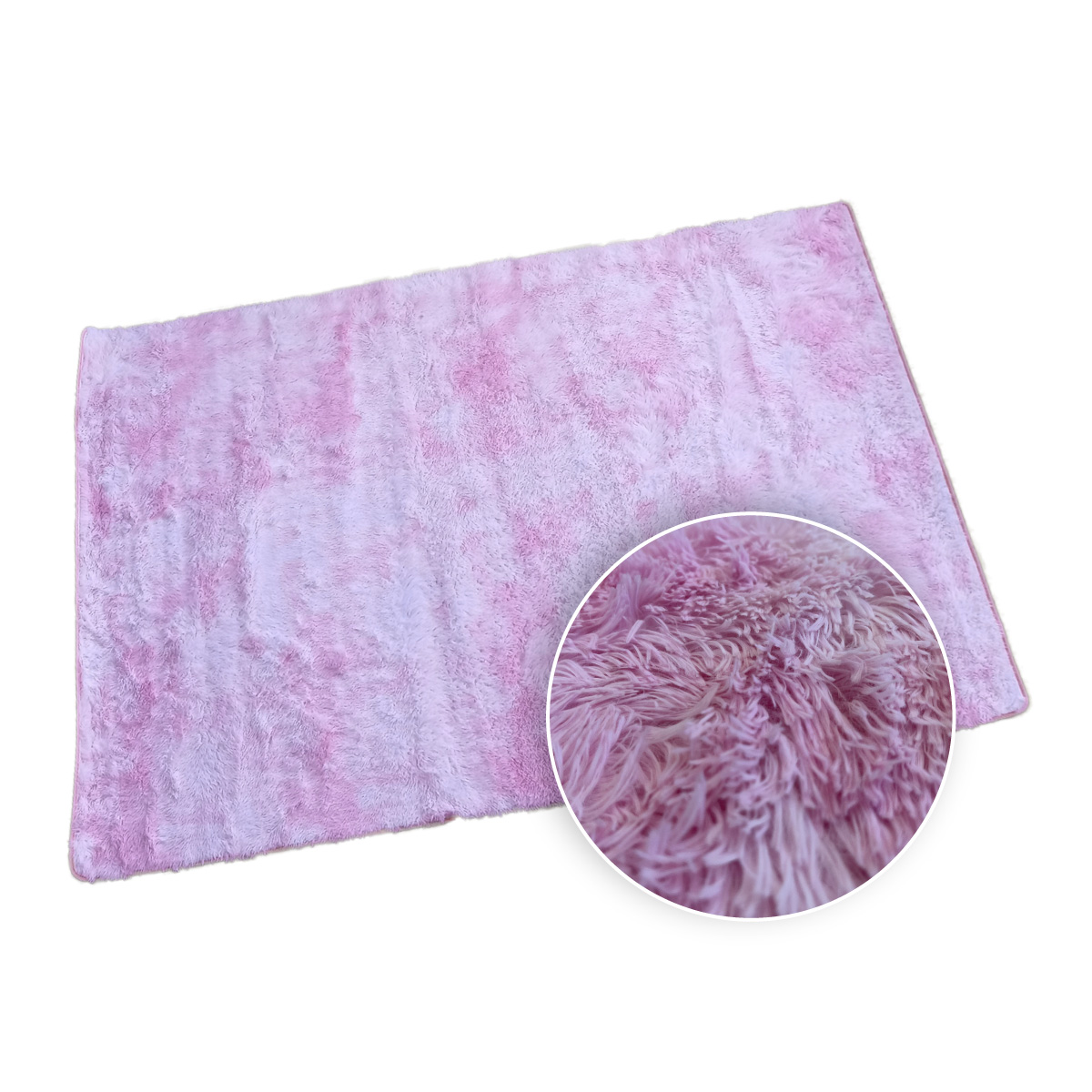 Tapete Decorativo Afelpado Motley Pelaje Largo Suave 2x1.60 