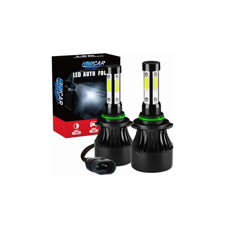 Kit De Faros Delanteros Led Bauma H1 H4 H7 H11 9005 9006 Para Auto