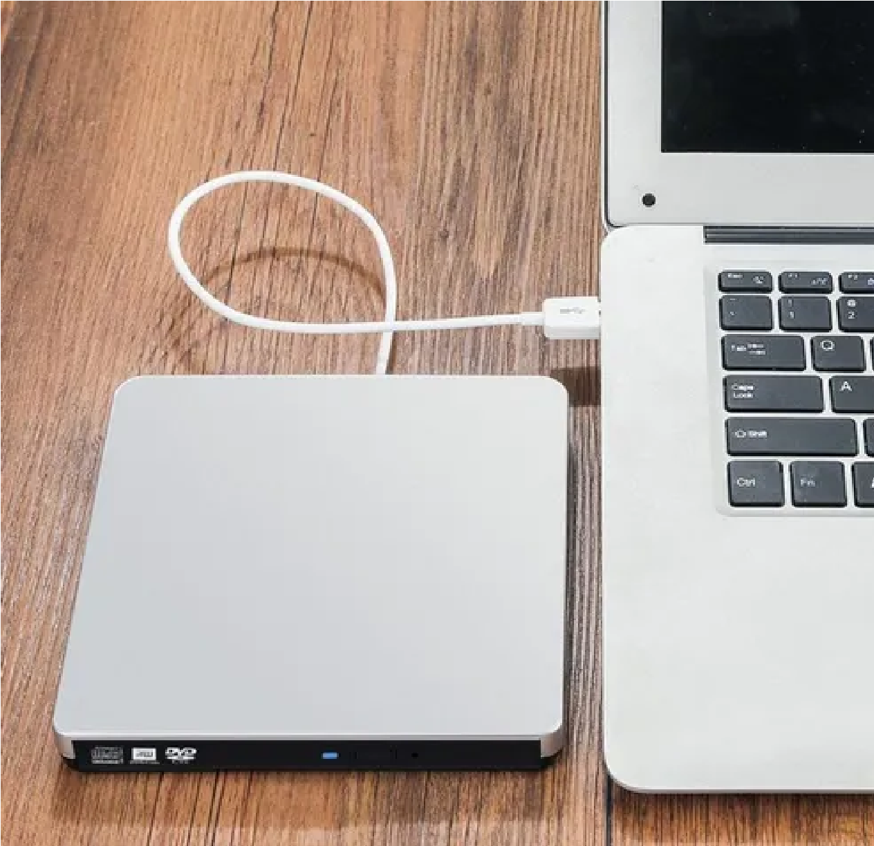 Grabador Quemador Externo Cd Lector Dvd Slim Con Usb Type C