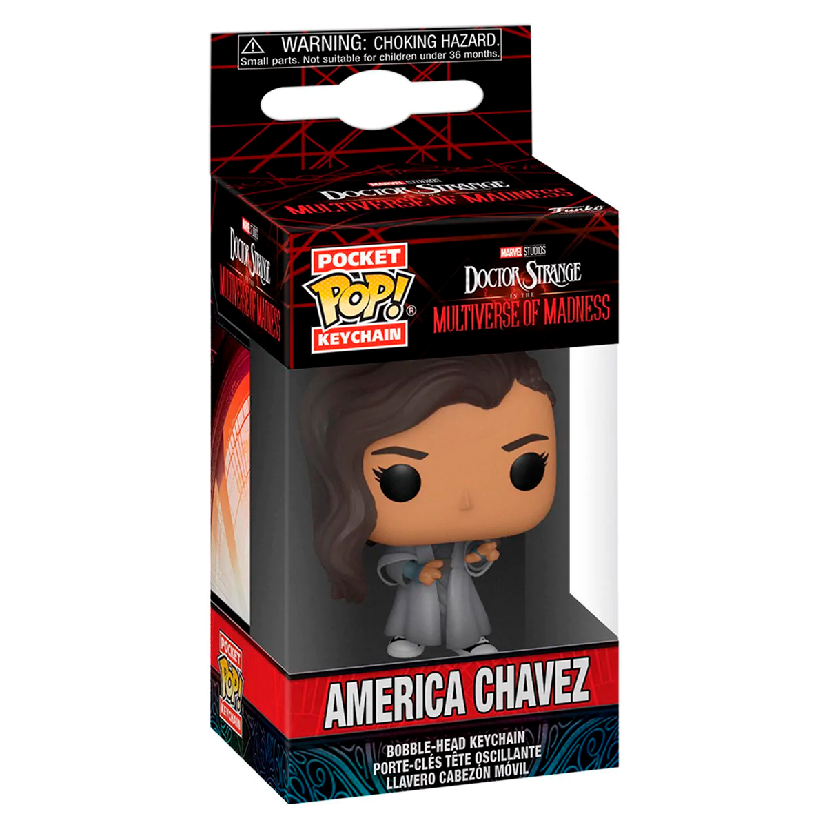 Funko Pop Llavero America Kamar Taj Multiverse Of Madness Marvel Original