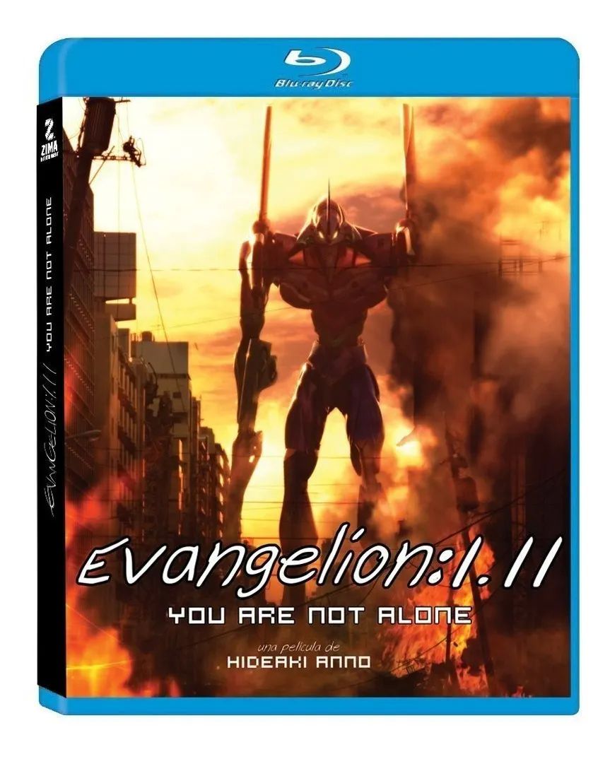 Paquete Trilogia Evangelion (1.11 / 2.22 / 3.33) Bluray