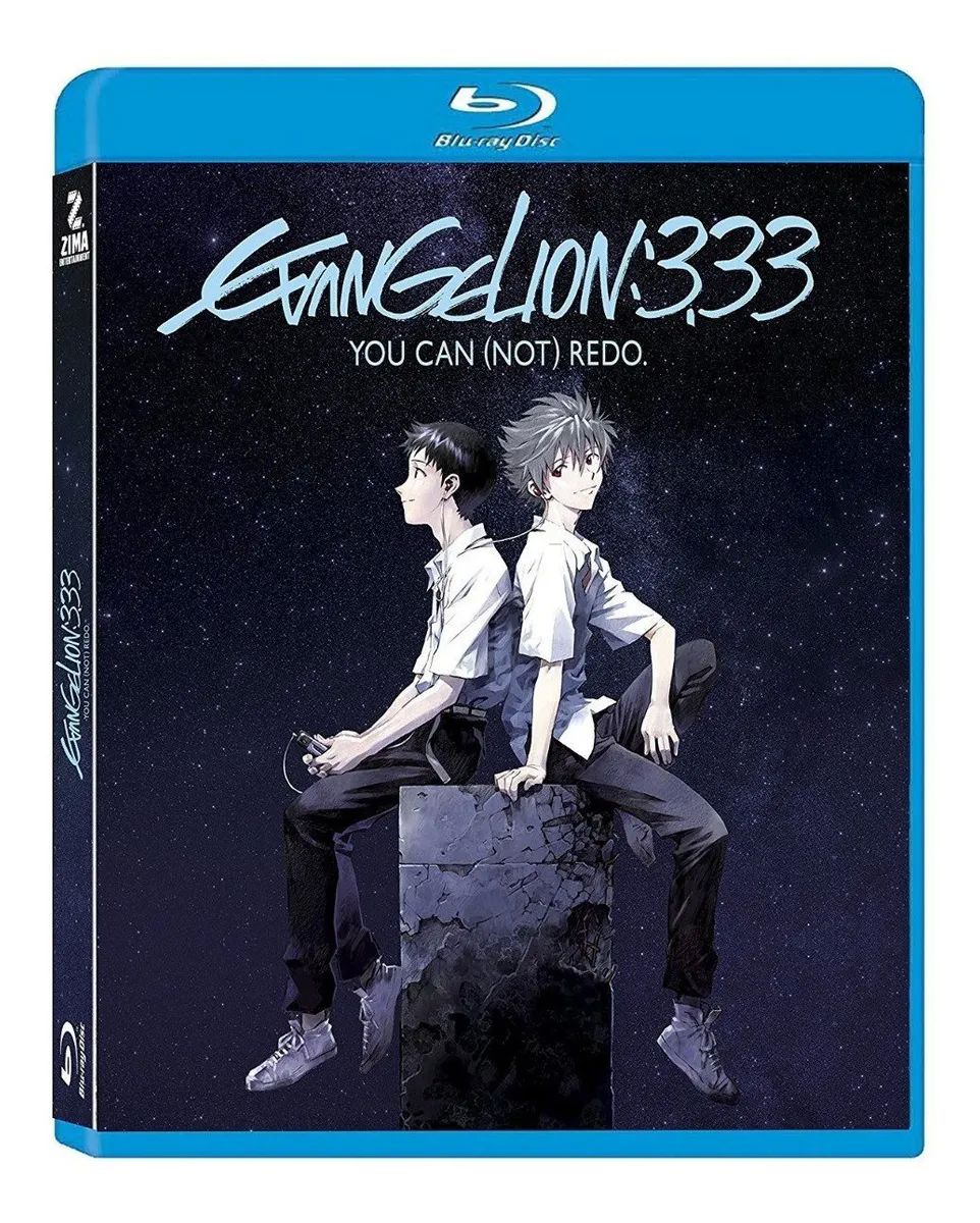 Paquete Trilogia Evangelion (1.11 / 2.22 / 3.33) Bluray