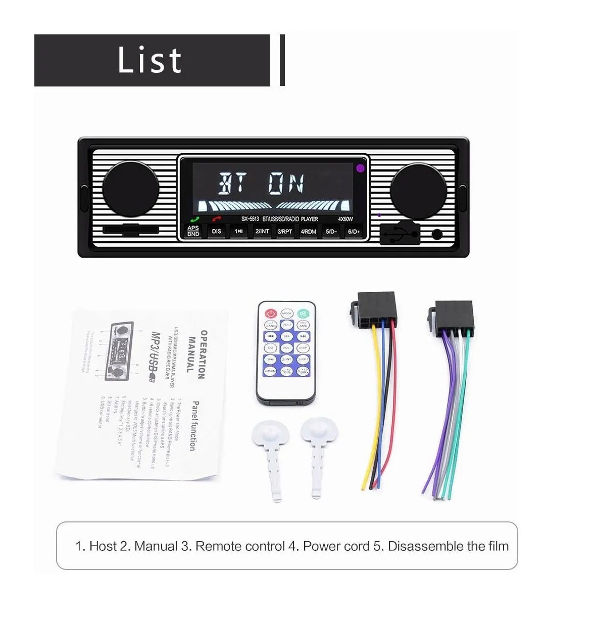 Auto Estereo Bluetooth Manos Libres Música Sin Pérdidas Usb