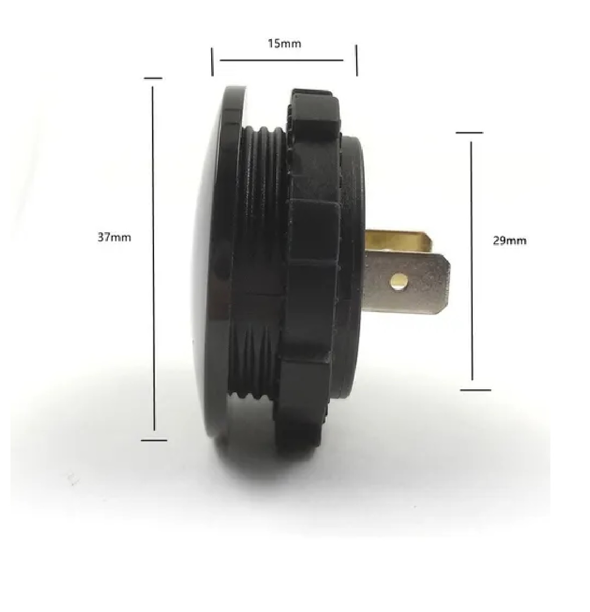 Voltímetro Digital Led Pequeño 12v Universal Indicador
