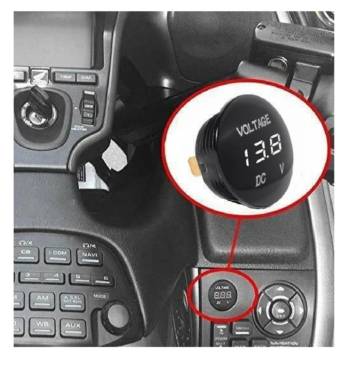 Voltímetro Digital Led Pequeño 12v Universal Indicador