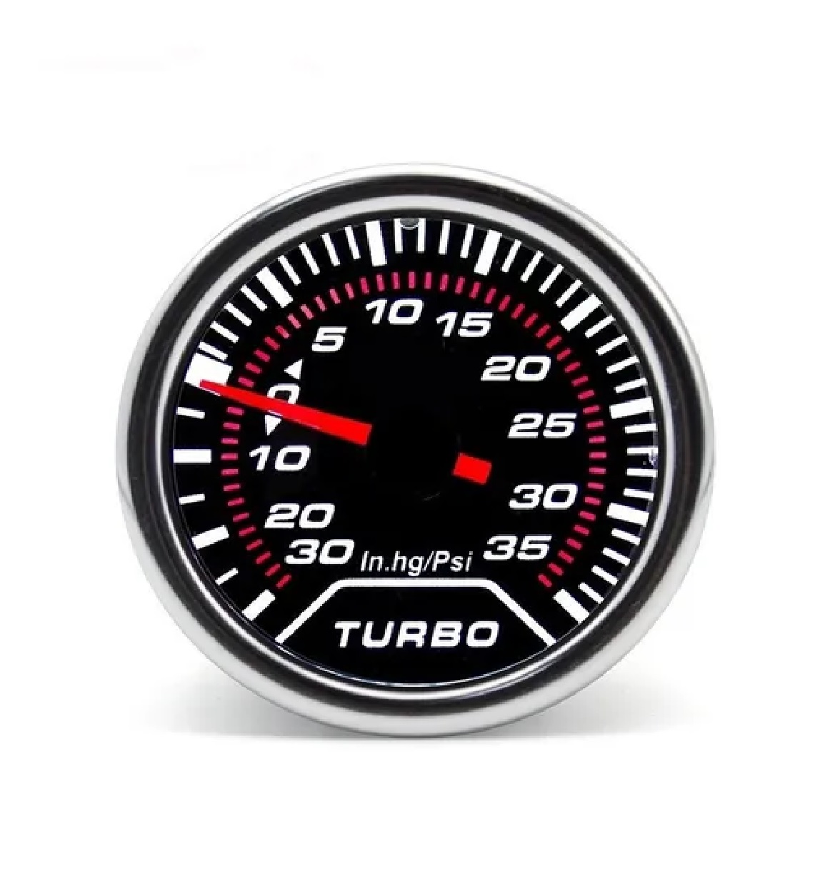 Medidor Presion Turbo Boost Psi -30~35psi 52mm Aluminio
