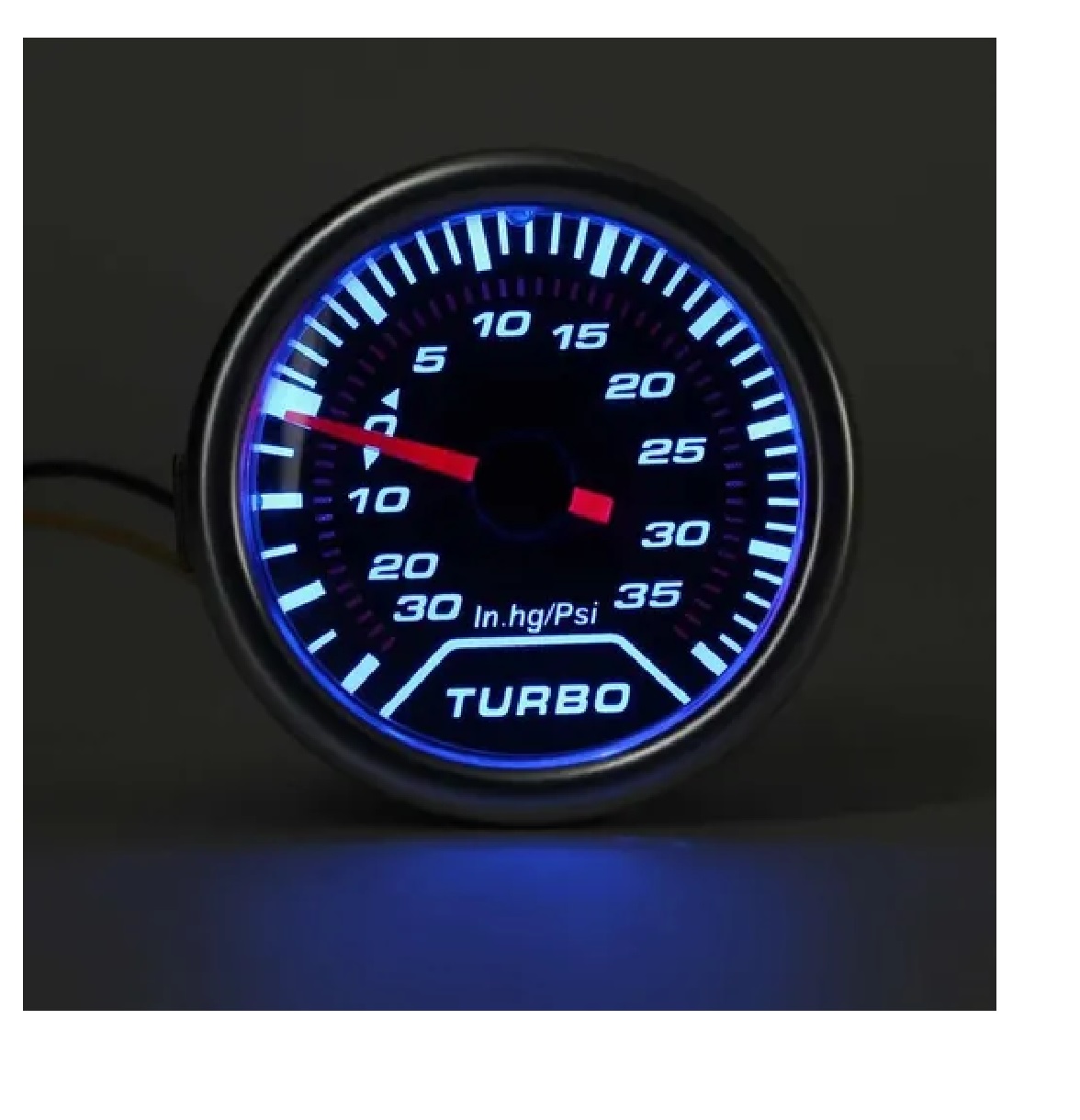 Medidor Presion Turbo Boost Psi -30~35psi 52mm Aluminio