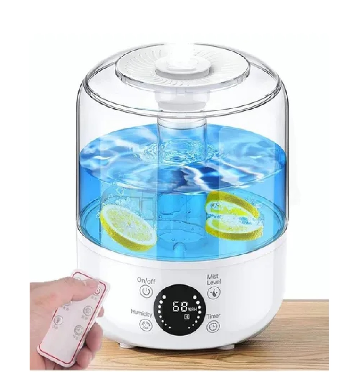 Humidificador Ultrasónico Difusor D/niebla Fría Blanco