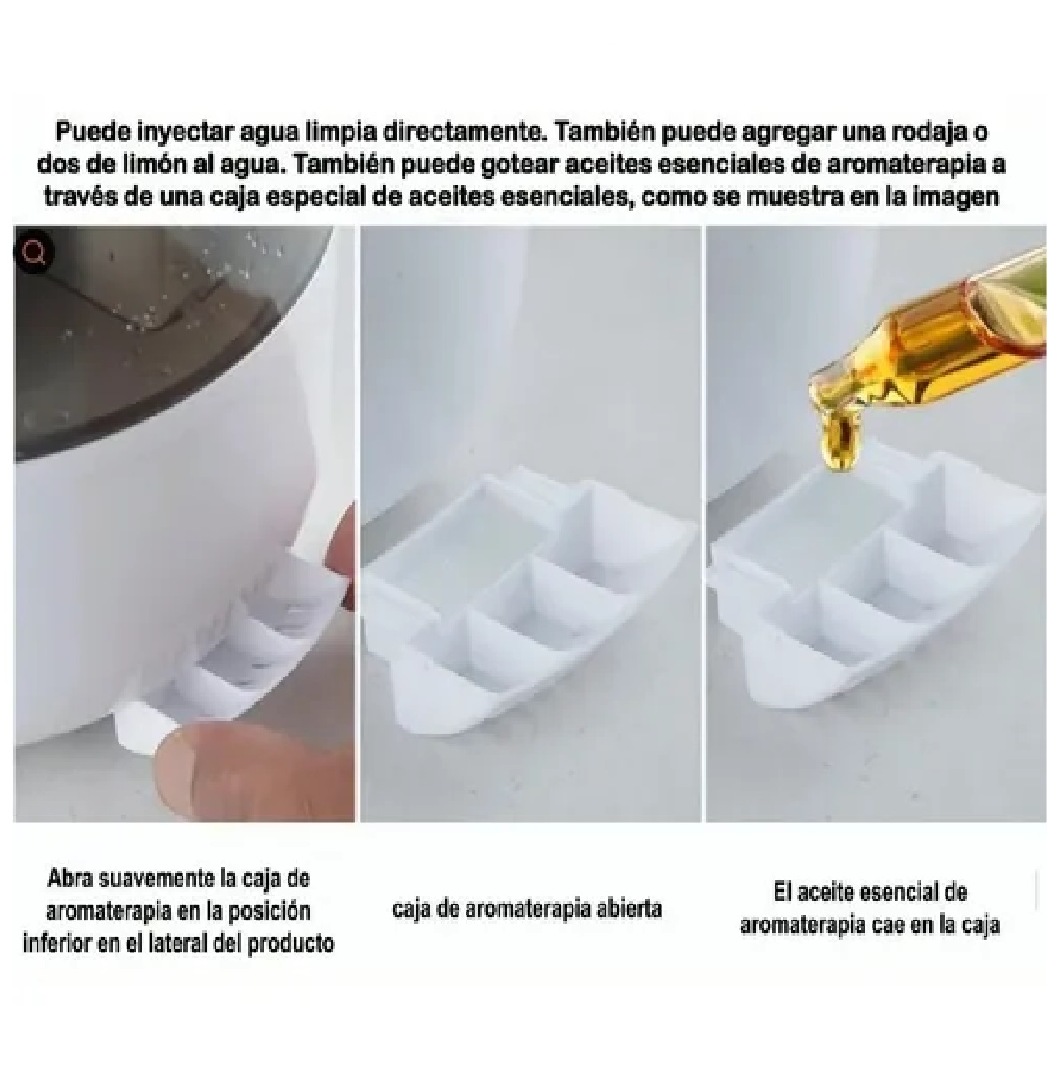 Humidificador Ultrasónico Difusor D/niebla Fría Blanco