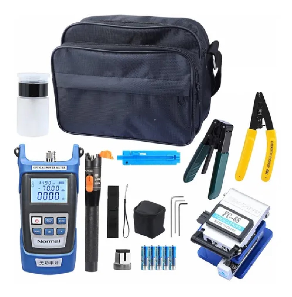 Kit De Herramientas Fibra Óptica Con Medidor De Potencia