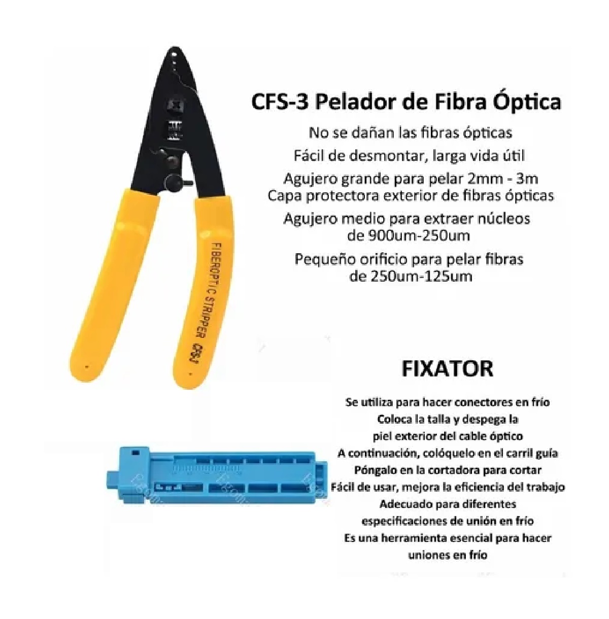 Kit De Herramientas Fibra Óptica Con Medidor De Potencia