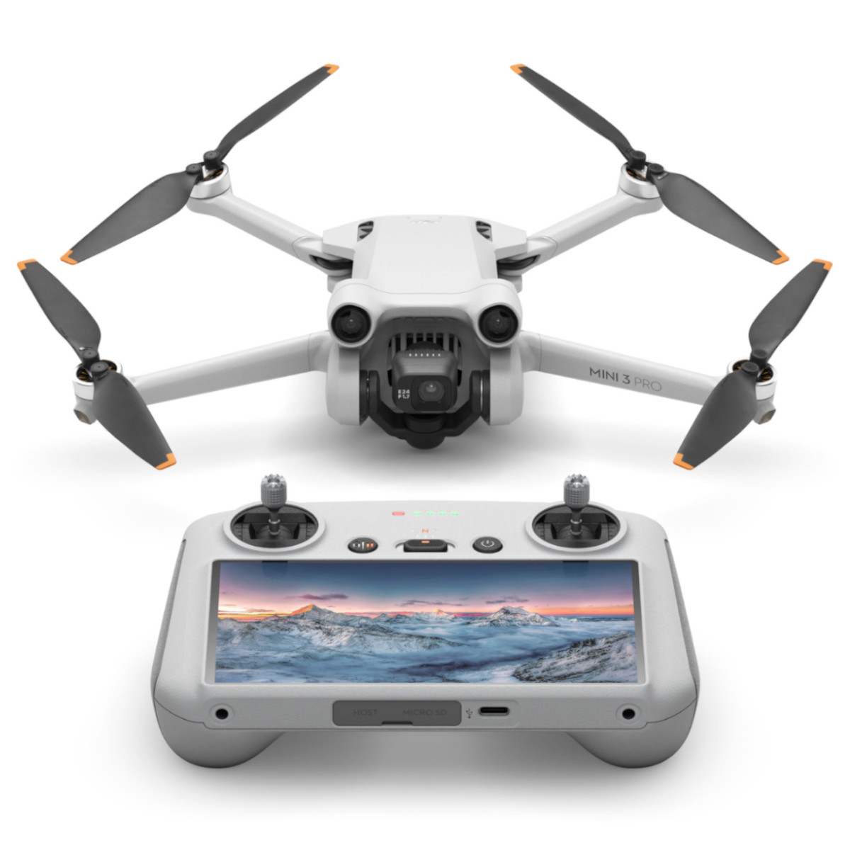 Drone DJI Mini 3 Pro 4K HDR 12km Radio Control con Pantalla Ultra Liviano