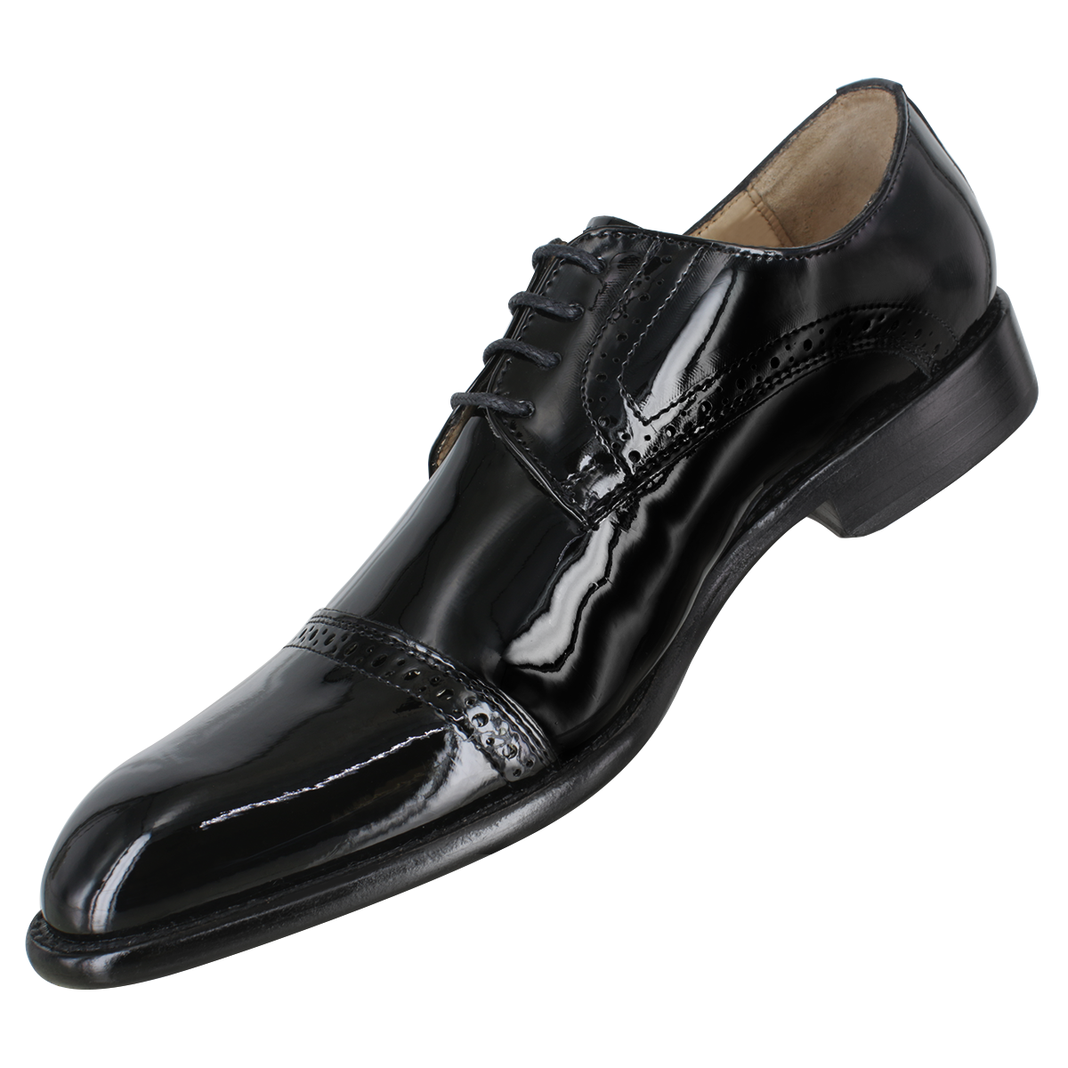 Zapato Carlo Ronaldi 1096 Charol Negro