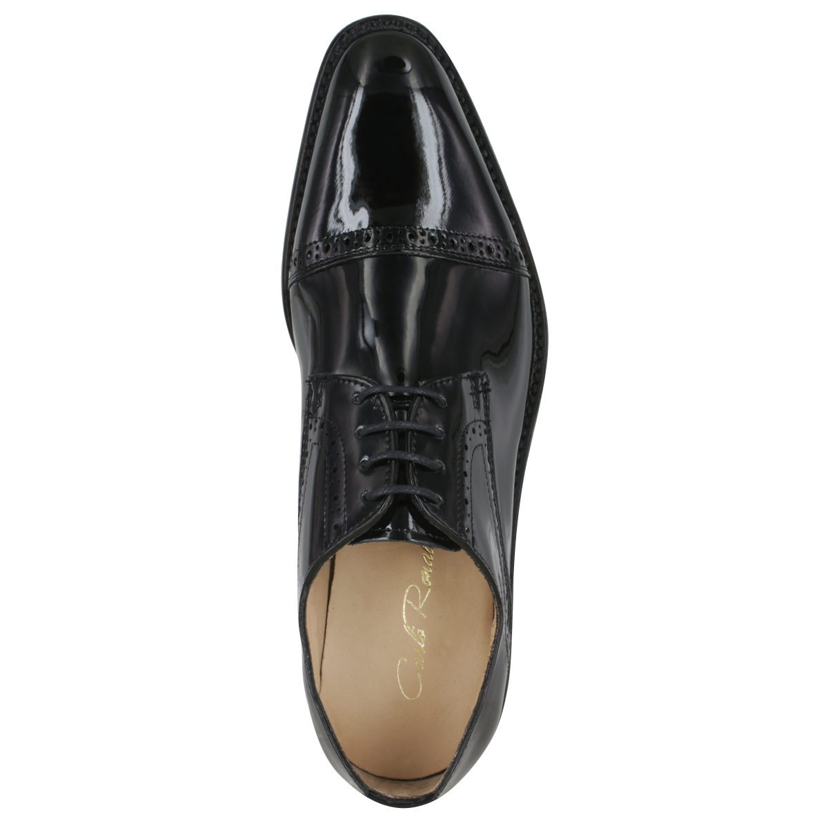Zapato Carlo Ronaldi 1096 Charol Negro