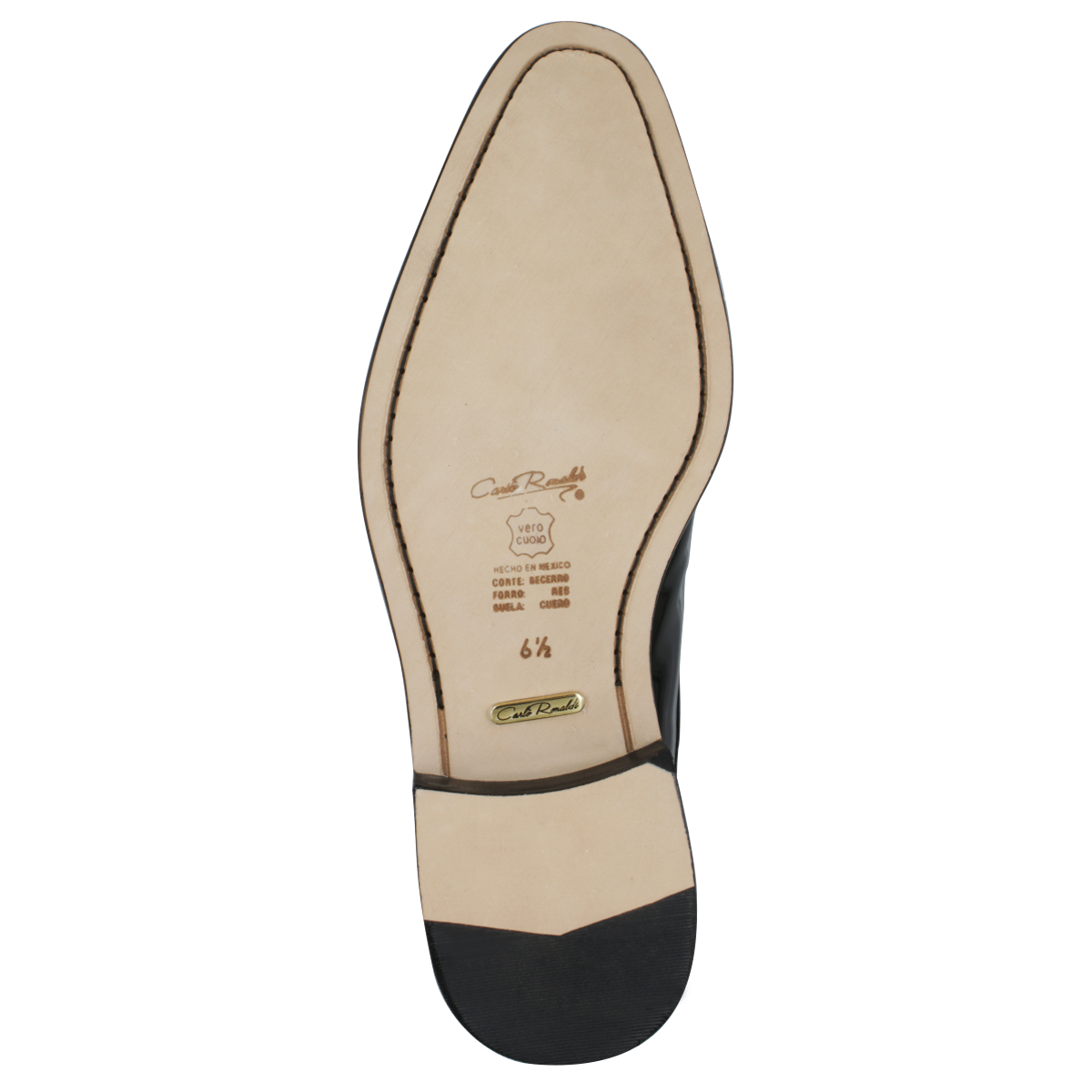 Zapato Carlo Ronaldi 1096 Charol Negro