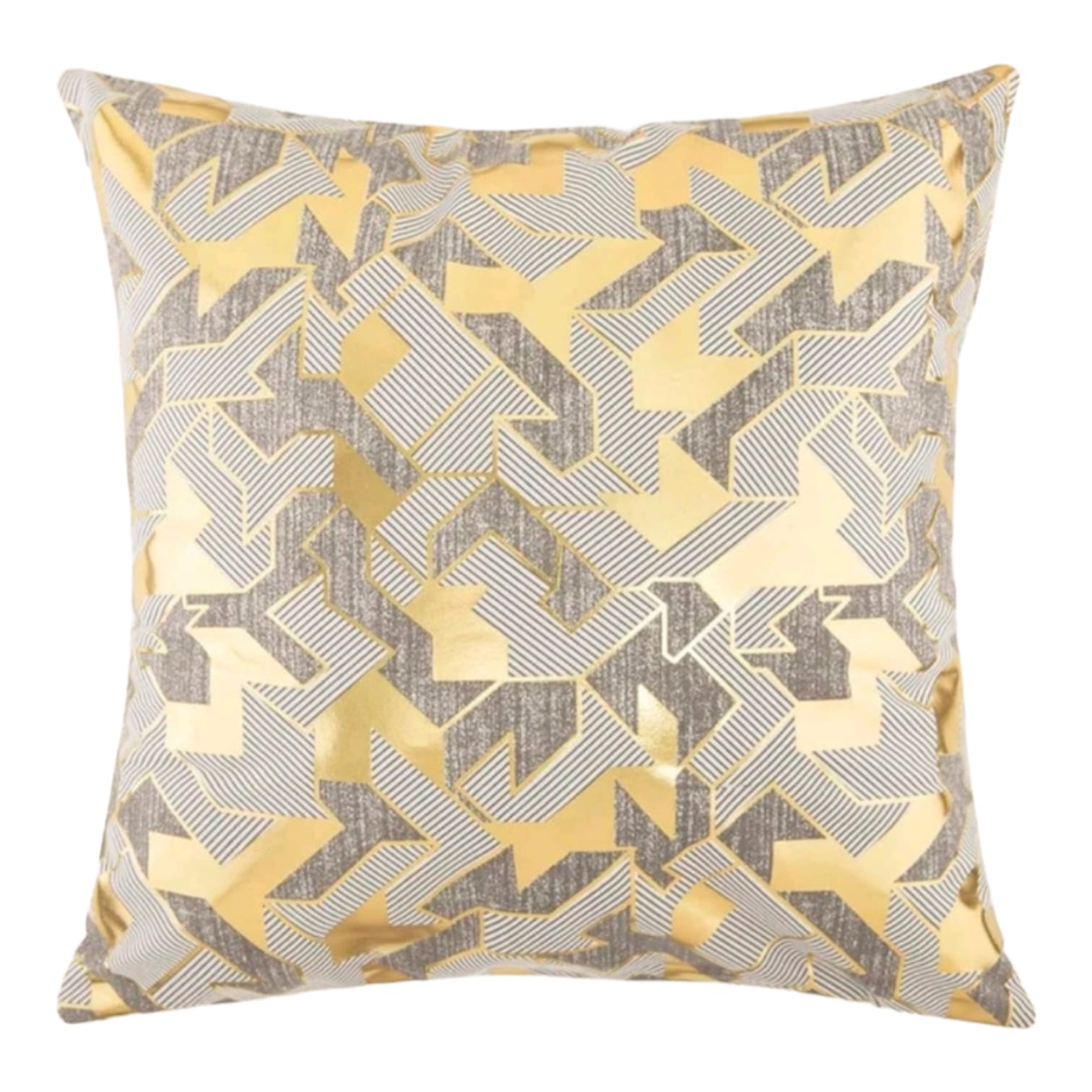 Funda Para Cojín O Almohada Dulces Sueños Estampado Dorado Pillow A02 45X45 Cm
