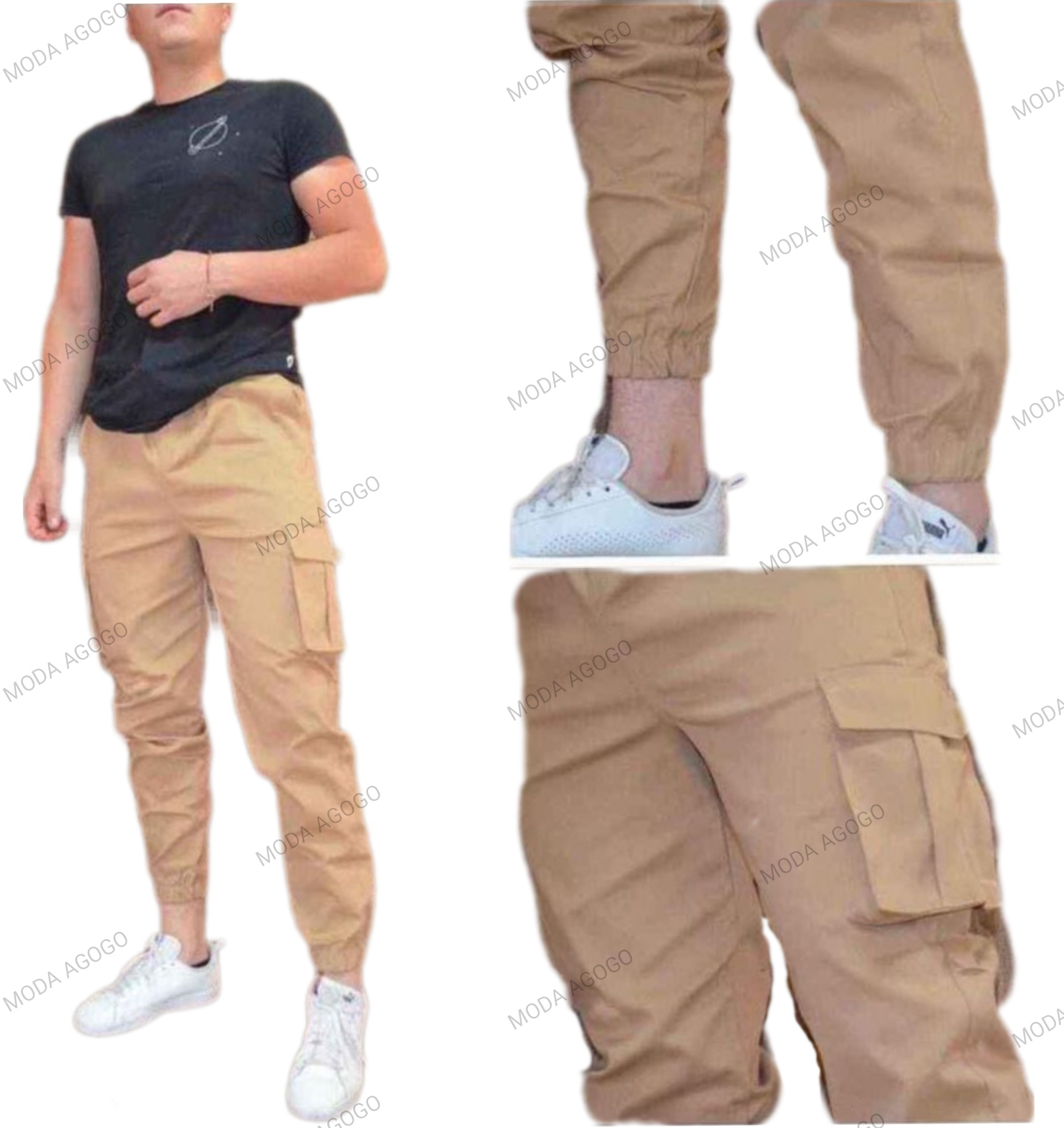 Jogger de cargo para hombre