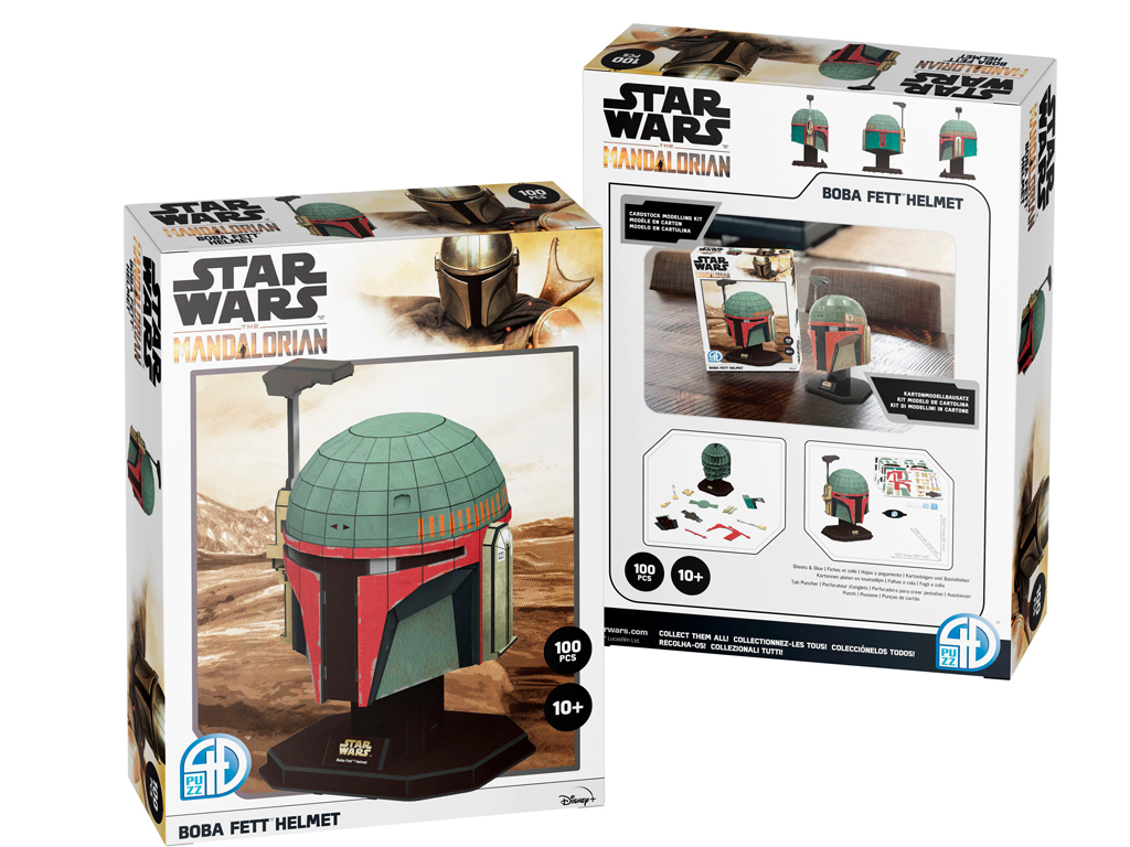 Star Wars: The Mandalorian Boba Fett Helmet Medium 3D Model Kit