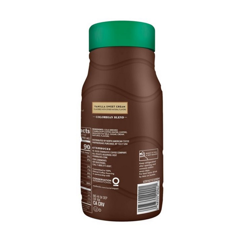 Starbucks Discoveries Café frío con crema dulce de vainilla