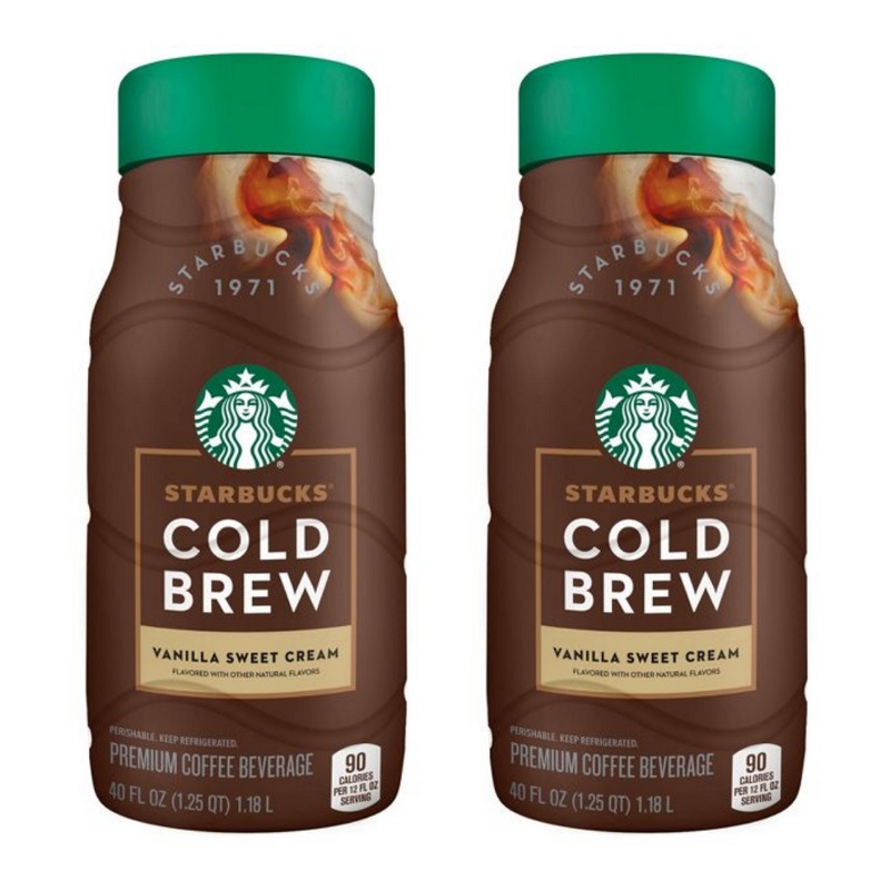 Starbucks Discoveries Café frío con crema dulce de vainilla