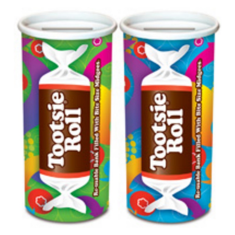 Chicloso Tootsie Roll En Forma De Alcancia